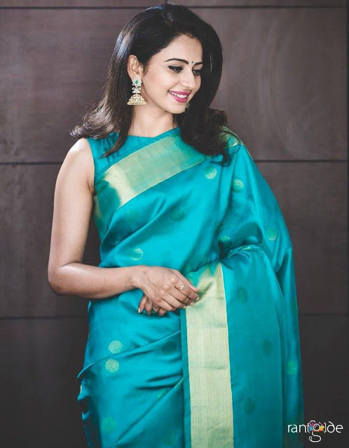 Actress Rakul Preet Singh Photos In Traditional Green Saree 6